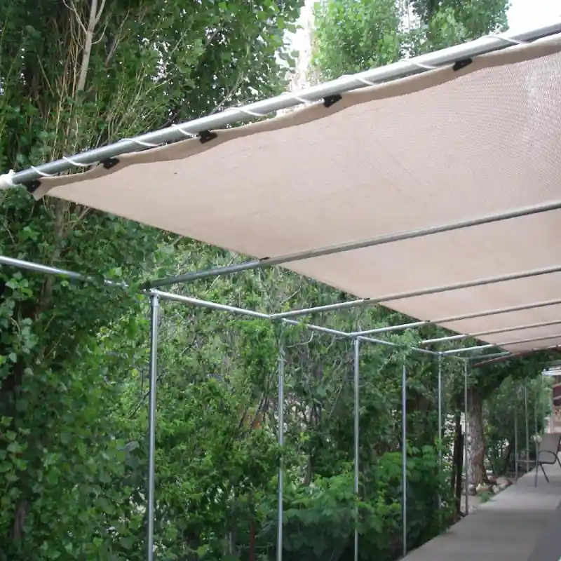 Schaduwdoek Rechthoekig 1.7 x 2.1 m Uv-Bescherming Sport Zonnezeil Waterafstotend Voor Terras Balkon Gazon Tuin, Zwart