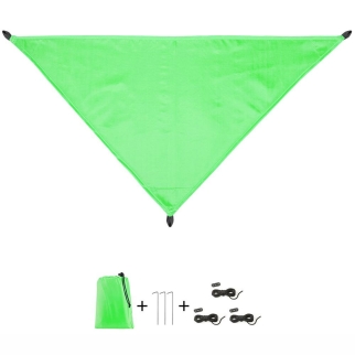 Tarp driehoek 3x3x4,25m groen