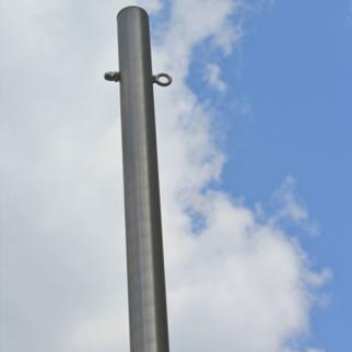 Rvs Paal 3m