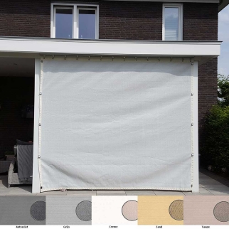 Buiten schuifgordijn