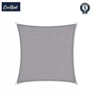 Zonnedoek 3,6x3,6m 340gr grijs