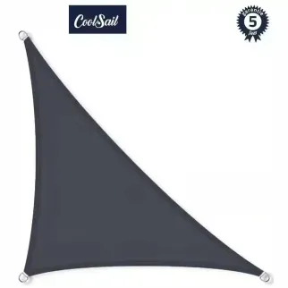 Zonnezeil 3x4x5m 90° CoolsailPro antraciet 100% waterdicht