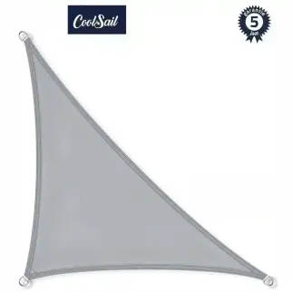 Zonnezeil 2,5x2,5x3,5m 90° CoolsailPro grijs 100% waterdicht