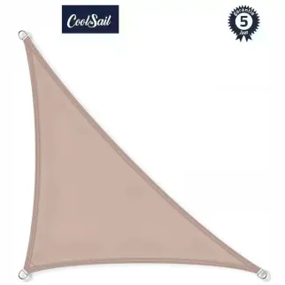 Zonnezeil 2,5x2,5x3,5m 90° CoolsailPro camel 100% waterdicht