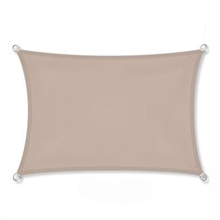 Zonnezeil 2,5x3m CoolsailPro taupe waterdicht