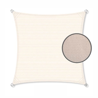 Zonnedoek 3x3m Coolsail crème