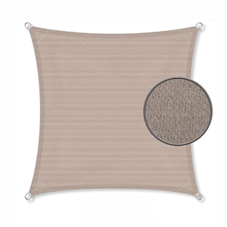Zonnedoek 2x2m Coolsail taupe