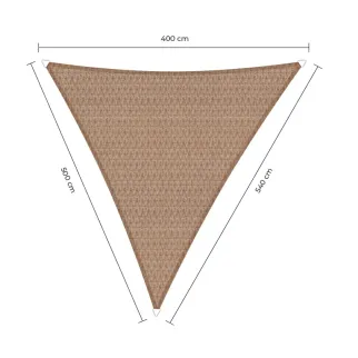 Sunfighters schaduwdoek 4x5x5,4m zand