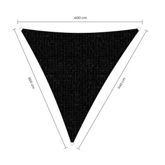 Sunfighters schaduwdoek 4x5x5,4m zwart