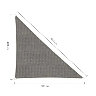 Sunfighters schaduwdoek 4x5x6,4m grijs