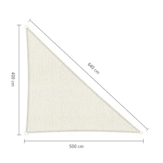 Sunfighters schaduwdoek 4x5x6,4m wit