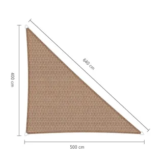 Sunfighters schaduwdoek 4x5x6,4m zand