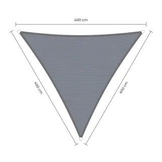 Sunfighters schaduwdoek waterdicht 4x4x4m grijs