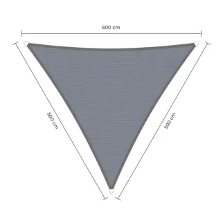 Sunfighters schaduwdoek waterdicht 5x5x5m grijs