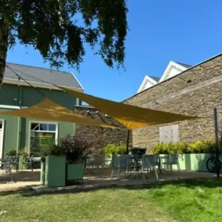 Schaduwdoek 3,5x4x4,5m Coolsail zand