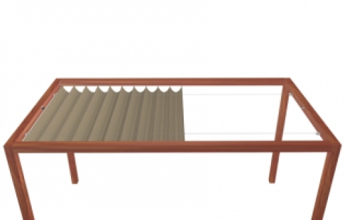 schuifdoek 370x370cm zand