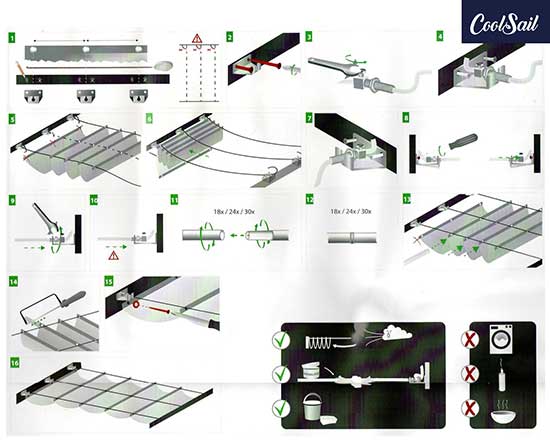 harmonicadoek montage handleiding blad 2